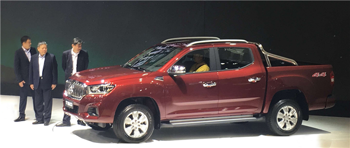 未来已在，悟空体育集团首款皮卡产品T60亮相广州车展，“国际范儿”引无数回眸